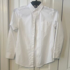 Crisp white Oxford IZOD shirt